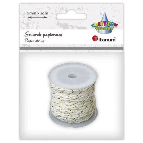 Sznurek Craft-Fun Series papierowy 10m Titanum (24BR0201-16)