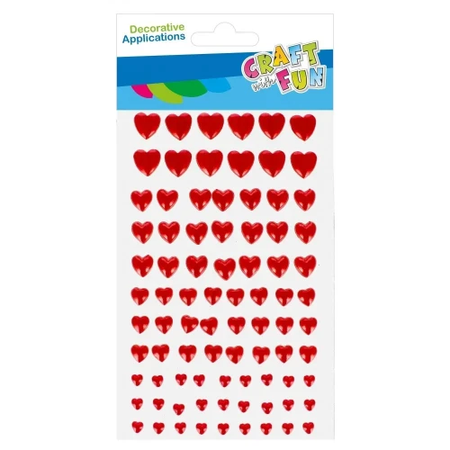 Kryształki czerwone Craft with Fun (531849)