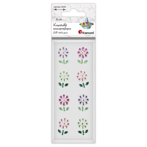 Kryształki Craft-Fun Series kwiaty mix Titanum (24MH0340)
