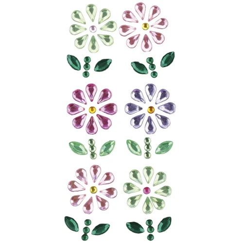Kryształki Craft-Fun Series kwiaty mix Titanum (24MH0340)