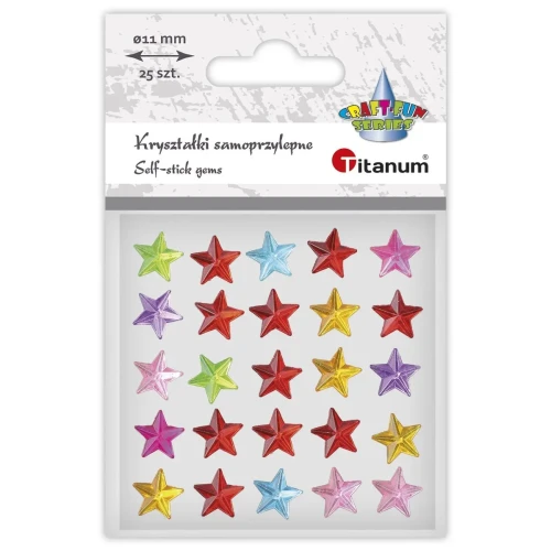Kryształki Craft-Fun Series gwiazdki mix Titanum (24SL0397)