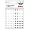 Kryształki Craft-Fun Series perełki mix Titanum (24CY0324 (white,silver ))
