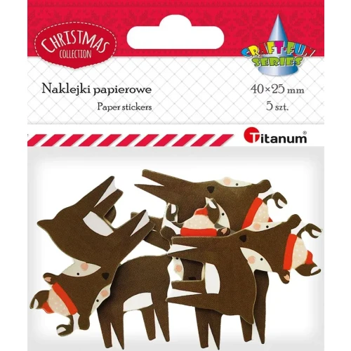 Ozdoba papierowa Craft-Fun Series renifer Titanum (DIY-CH-MA-017)