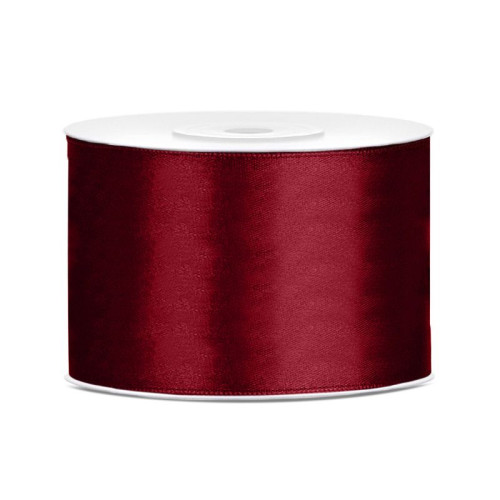 Wstążka Craft-Fun Series satynowa 50x25 [mm x m] bordowy Titanum (TS50-082)