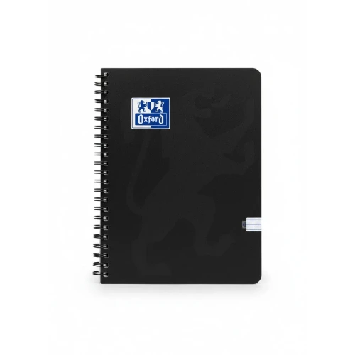 Notes (notatnik) A5 czarny 80k. krata Oxford (400192077)
