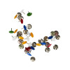 Pinezki kolor: mix 50 szt Starpak (540315)