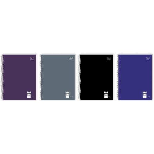 Kołozeszyt (kołonotatnik) A6 ONE COLOR 80# 80k. 70g krata Interdruk