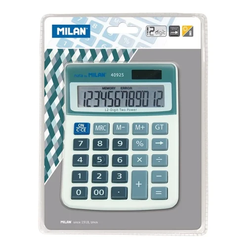 Kalkulator na biurko szary Milan (40925BL)