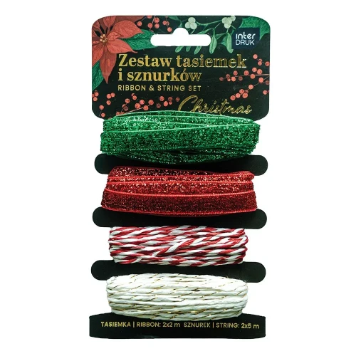 Tasiemka CHRISTMAS 5902277354181 mix Interdruk (2X2M)