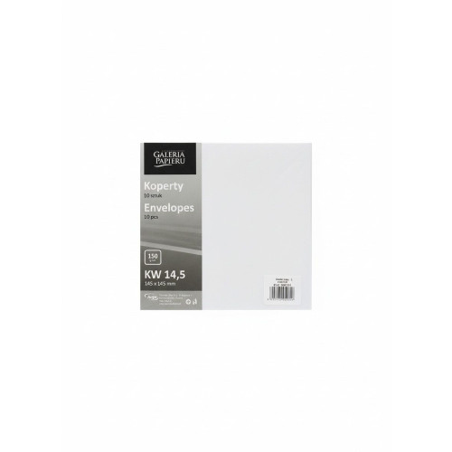 Koperta kw biała [mm:] 145x145 Argo (280791) 10 sztuk