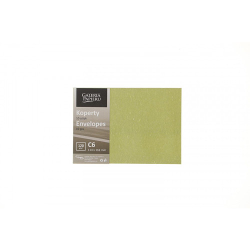 Koperta C6 oliwkowy [mm:] 114x162 Argo (282221) 10 sztuk