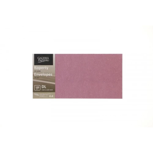 Koperta DL fioletowa lawendowa [mm:] 99x210 Argo (282123) 10 sztuk