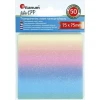 Notes samoprzylepny (karteczki) transparentne, z polipropylenu 75x75 mix 50k [mm:] 75x75 Titanum