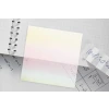 Notes samoprzylepny (karteczki) transparentne, z polipropylenu 75x75 mix 50k [mm:] 75x75 Titanum