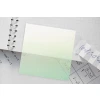 Notes samoprzylepny (karteczki) transparentne, z polipropylenu 75x75 biało- zielony 50k [mm:] 75x75 Titanum