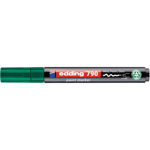 Marker olejowy PCR E-790 wkład zielony 2,0-3,0mm okrągła końcówka Edding (ED-790PCR004)