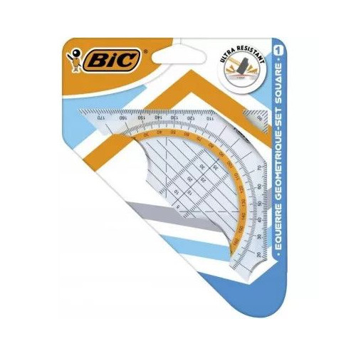 Ekierka blister +kątomierz w jednym Bic (9967421)