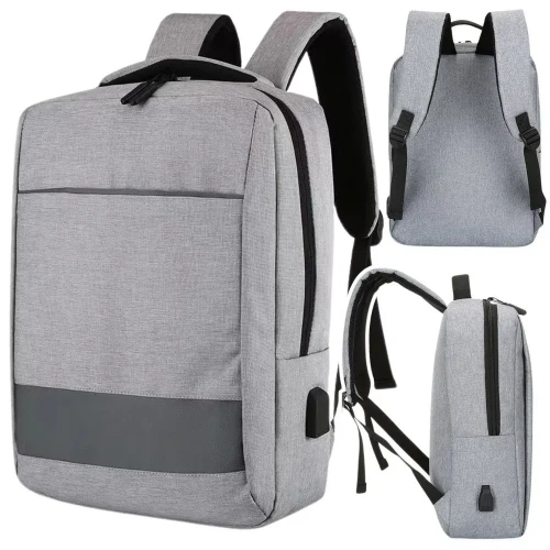 Plecak szary 40X30CM Lean (22310)