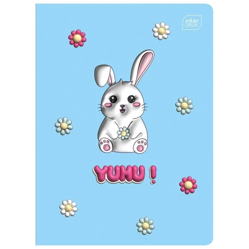 Zeszyt A5 YUHU 16k. 70g linia kolor Interdruk