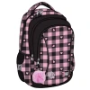 Plecak PINK CHECKEREDR 3-KOMORY St.Right (BP-26)