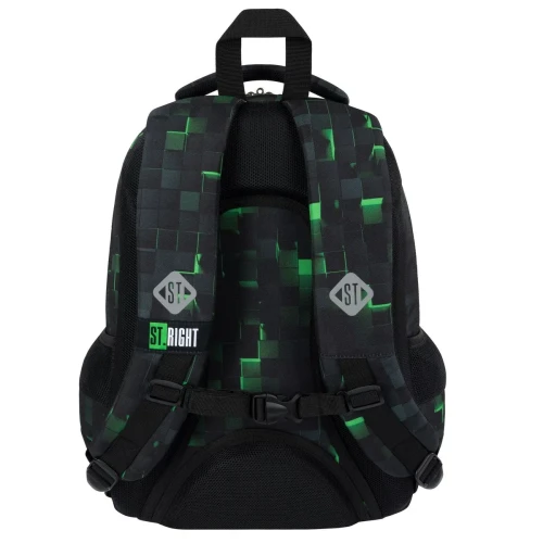 Plecak GREEN GAME 3-KOMORY St.Right (BP-77)