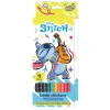 Kredki ołówkowe Stitch trójkątne 12 kol. Beniamin
