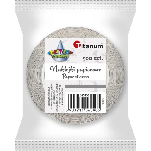 Naklejka (nalepka) Craft-Fun Series Śnieżynki złote Naklejki na rolce Titanum (25JT006)