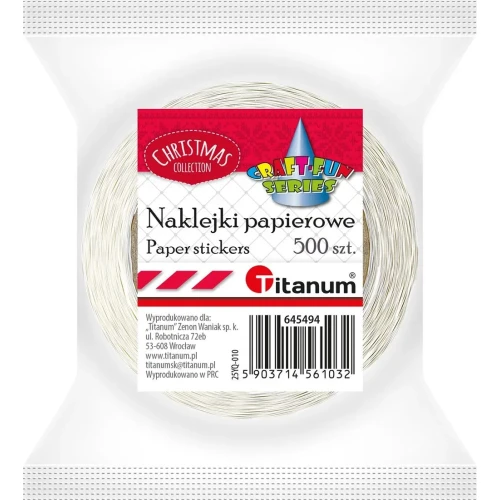 Naklejka (nalepka) Craft-Fun Series Mikołaj vintage naklejki na rolce Titanum (25YQ-010)