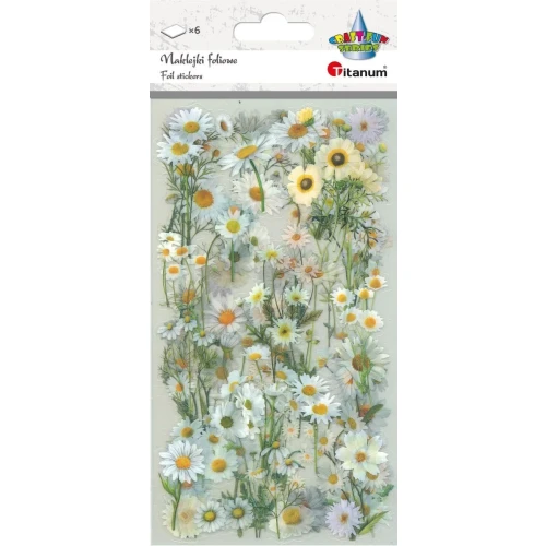 Naklejka (nalepka) Craft-Fun Series Stokrotki foliowe Titanum (25MD004)