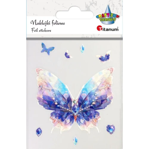 Naklejka (nalepka) Craft-Fun Series Motyle foliowe Titanum (25MD006)