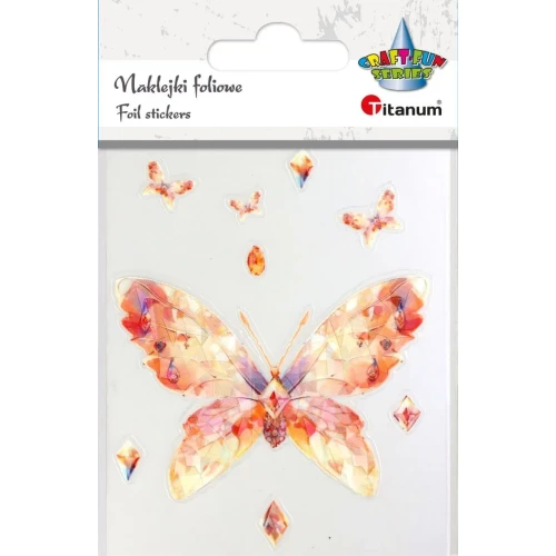 Naklejka (nalepka) Craft-Fun Series Motyle foliowe Titanum (25MD007)