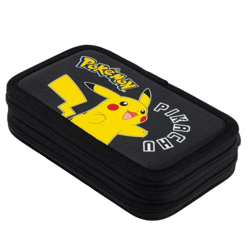 Piórnik POKEMON PODWÓJNY St.Majewski (z wyposażnieniem)