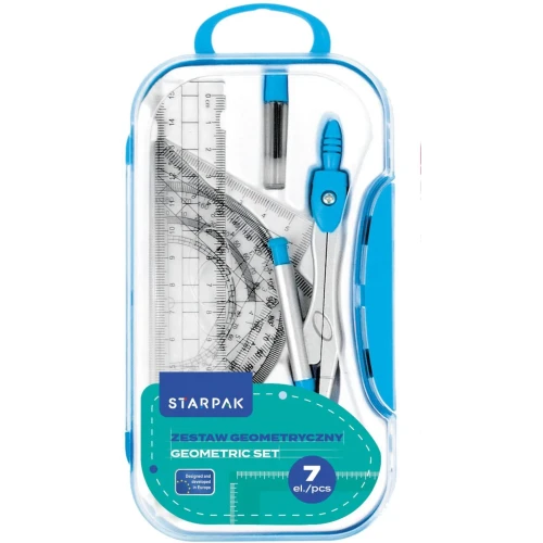 Komplet geometryczny 7 el. Starpak (560248)