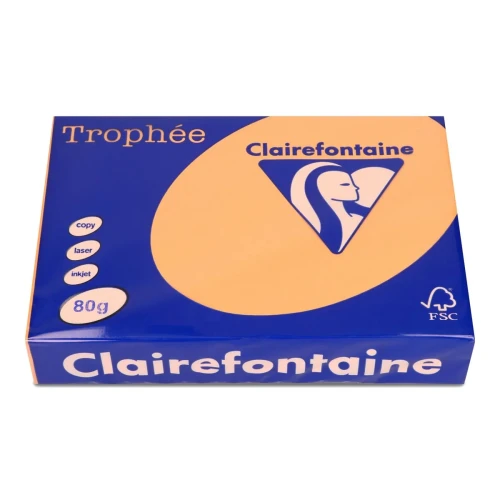 Papier kolorowy A4 kolorowy pomarańczowy 80g Trophee (xca41878)