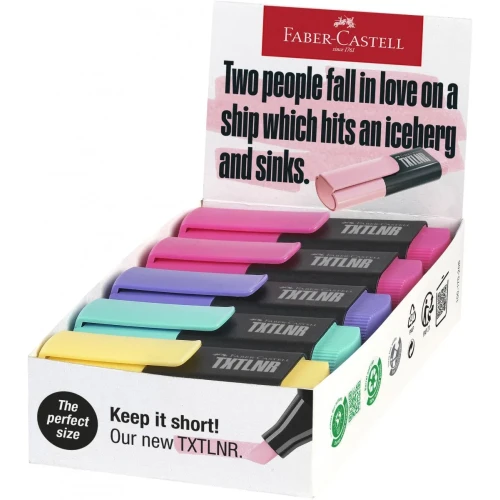Zakreślacz minidisplay 10 szt pastelowe Faber Castell (154212 FC)