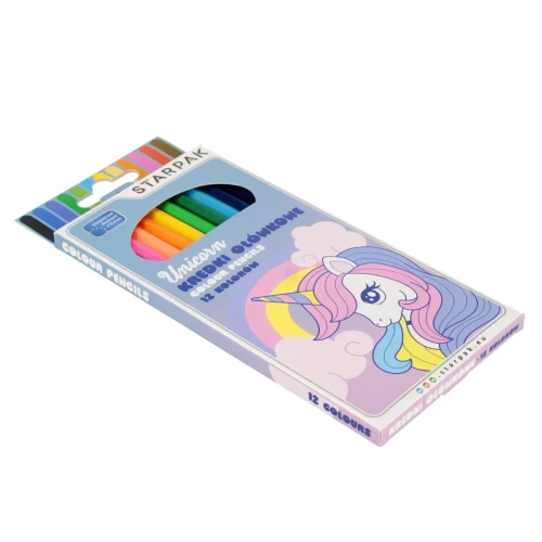 Kredki ołówkowe Unicorn 12 kol. Starpak (553553)