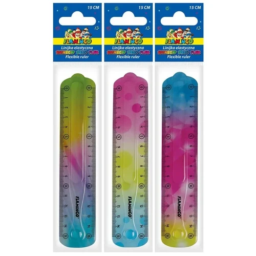 Linijka plastikowa 15cm Flamingo (FLKR972275)