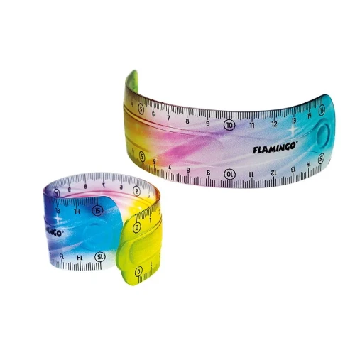 Linijka plastikowa 15cm Flamingo (FLKR972275)