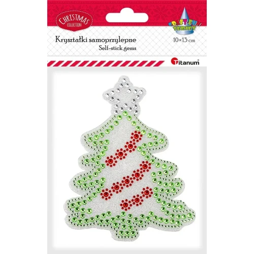 Kryształki Craft-Fun Series Choinka czerwono-zielony Titanum (25MH0513-2)