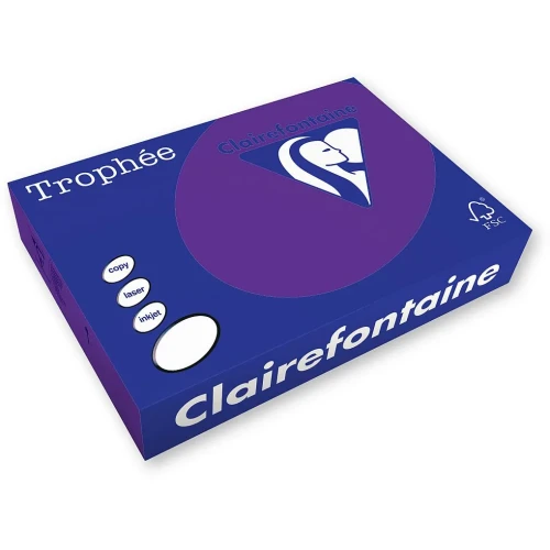 Papier kolorowy A4 kolorowy fioletowy 500k. 80g Trophee (xca41786)