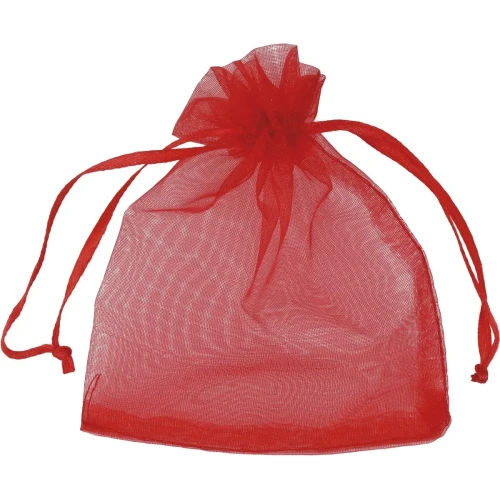 Organza Craft-Fun Series Woreczki z organzy czerwone Titanum (25BJ033127-6)
