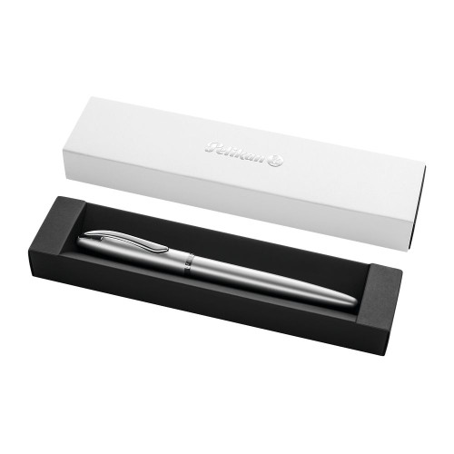 Pióro kulkowe Jazz Noble Elegance Silver wkład niebieski Pelikan (400197464)