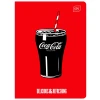 Zeszyt A5 COCA COLA MAT+UV 32k. 70g krata Interdruk