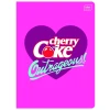 Zeszyt A5 COCA COLA MAT+UV 32k. 70g krata Interdruk