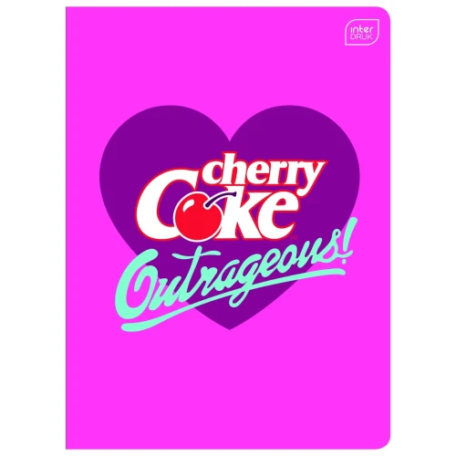 Zeszyt A5 COCA COLA MAT+UV 32k. 70g krata Interdruk