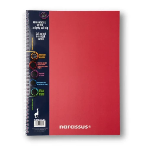 Notes (notatnik) A4 Swing Mono 80k. krata Narcissus