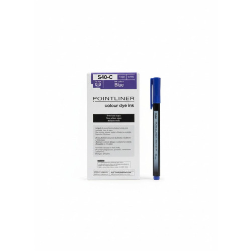 Cienkopis POINTLINER COLOUR wkład niebieski 0,4mm 1kol. Pentel (S40-C)