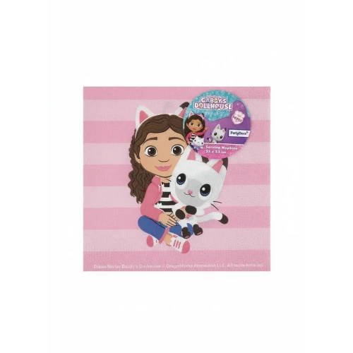 Serwetki Koci Domek Gabi mix papier [mm:] 330x330 Partydeco (SP33-111)