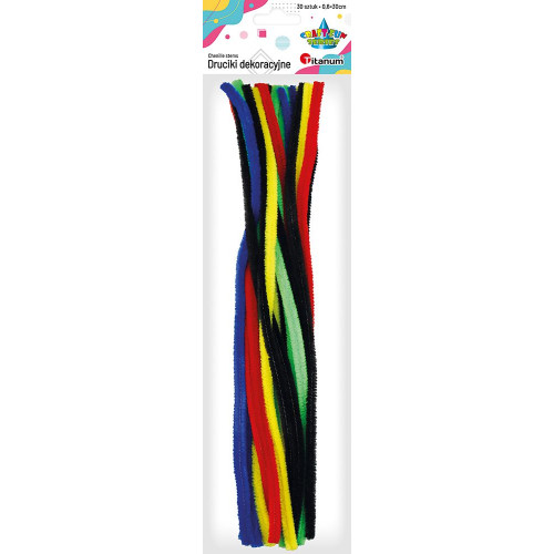 Drucik Craft-Fun Series kreatywny kolor: mix 300mm 30 szt Titanum (YDD4003)