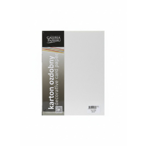 Papier ozdobny (wizytówkowy) A4 flash biały 200g Galeria Papieru (205401)